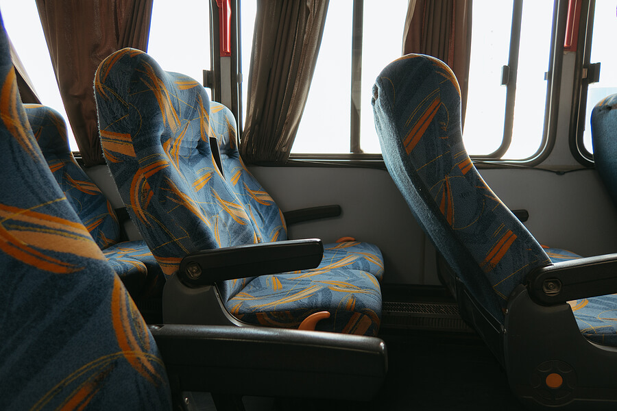 charter bus usb reclining seats